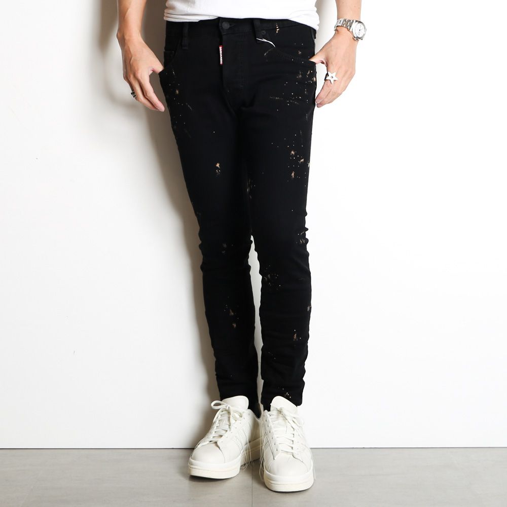 DSQUARED2 - ICON Black Milky Wash Skater Jean / スケーター