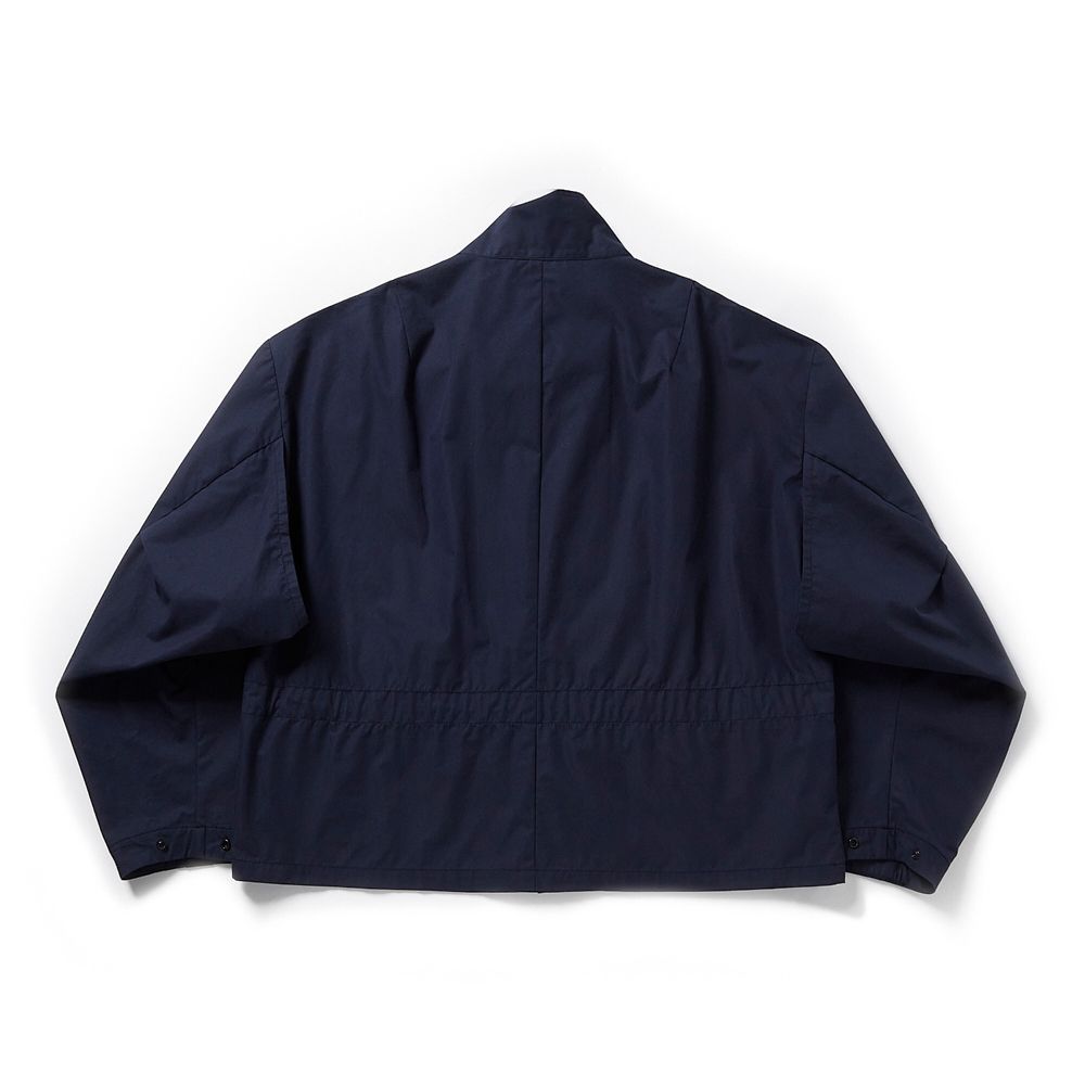 USA フィールドジャケット 肉厚ブルゾン 紺2XL 刺繍 裏地キルティング