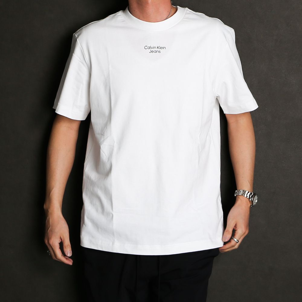 Calvin Klein Jeans - AS- STACKED MICRO BRANDING TEE / T