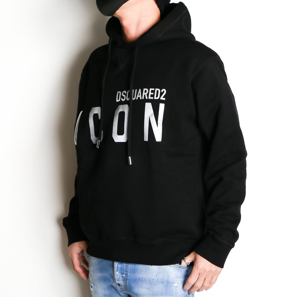 DSQUARED2 - ICON Hooded Sweatshirt / アイコン プルオーバーパーカー