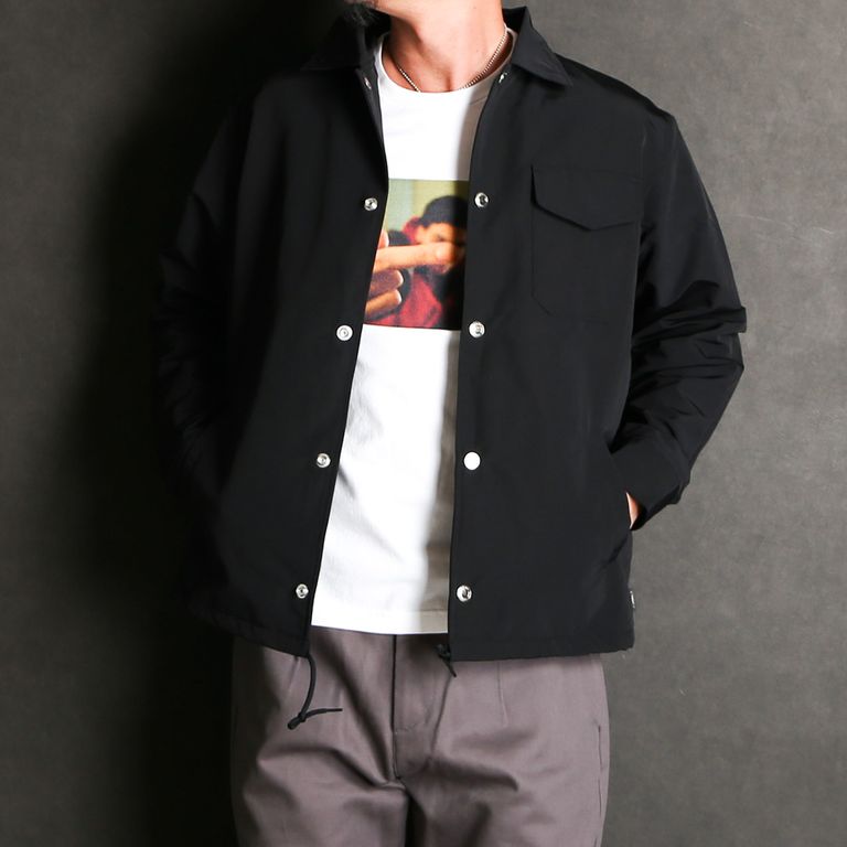 RATS - 【ラスト1点-サイズXXL】 COACH JACKET - BLACK / コーチ 