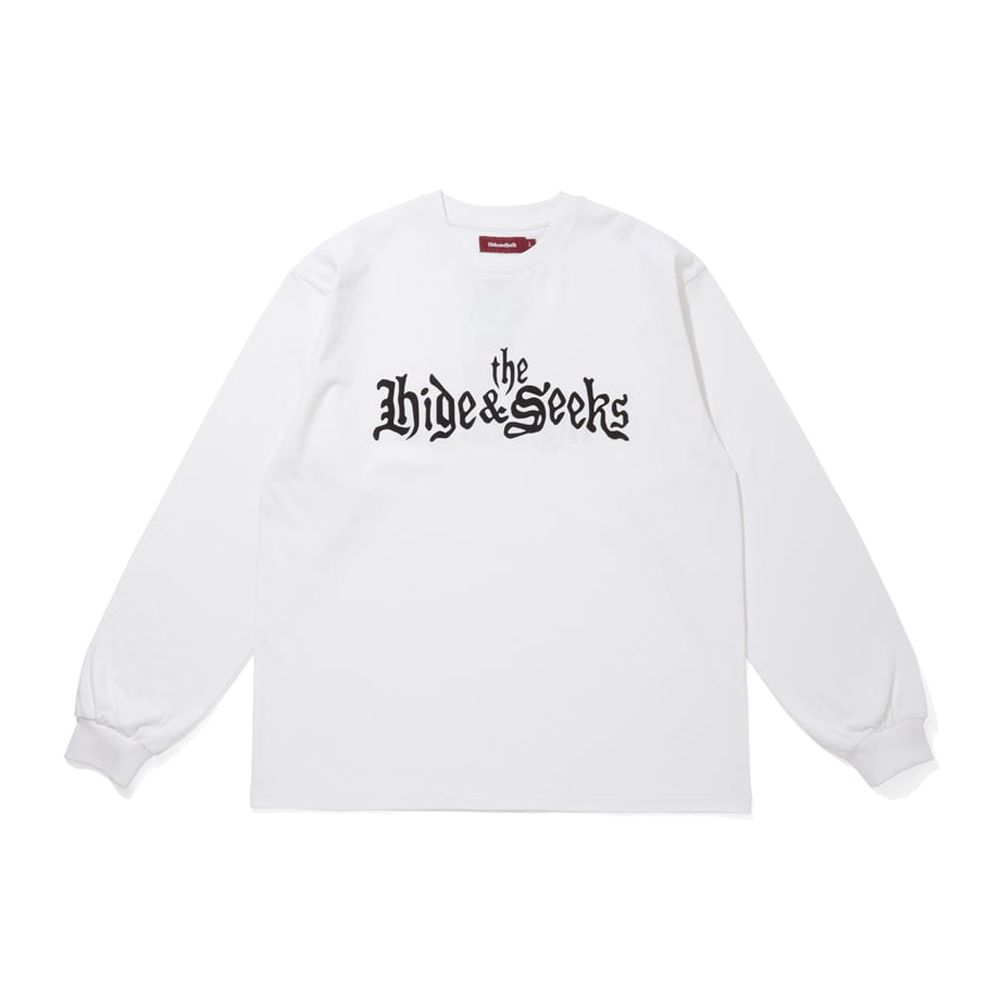 " HIDEANDSEEK × Toru Nishiura " / The H&S L/S Tee - WHT / Tシャツ / H30th-091426
