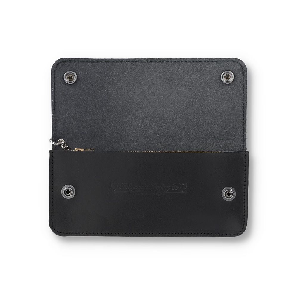 T-1 Wallet #Shield Biker Wallet W/Chain - Black / T-1 ウォレット / OTZWV500