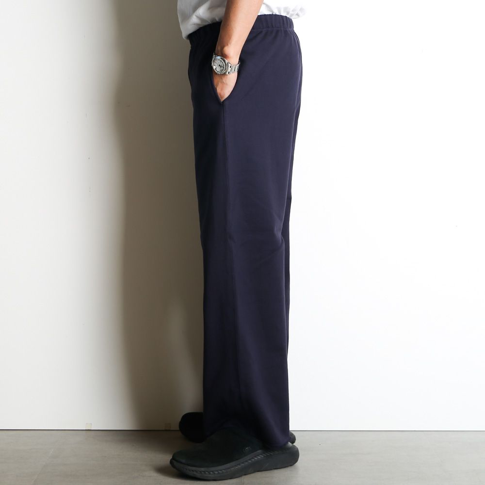 GYM PANTS - D.NAVY / オーガニックコットンヘビー吊裏毛 - ジムパンツ / A25D03PT01C