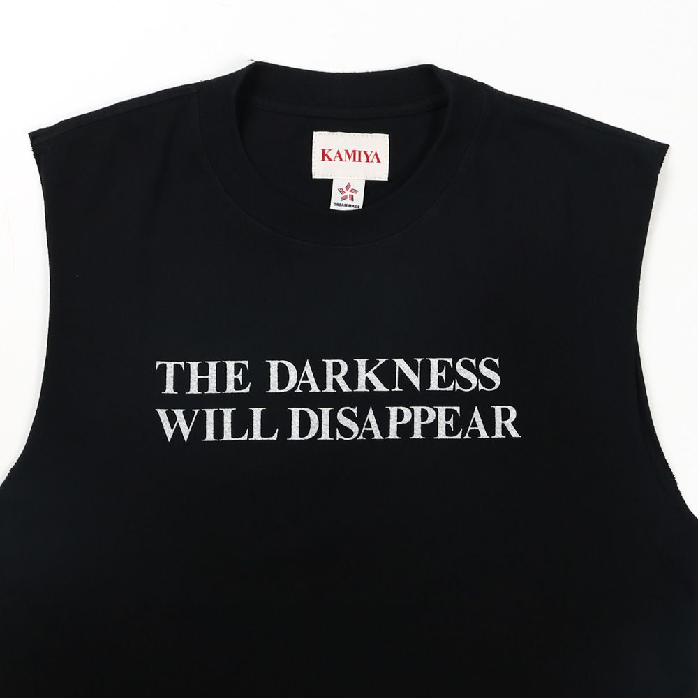 Typography Short N/S Tee T/C - BLACK / ノースリーブ Tシャツ / G16TS094