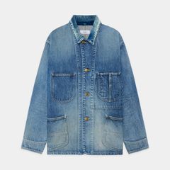 COVERALL JACKET - USED WASHED / オーガニックコットン 13.5oz セルビッチデニム - カバーオールジャケット / M25C02BL01C