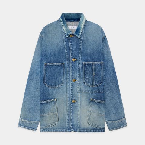 COVERALL JACKET - USED WASHED / オーガニックコットン 13.5oz セルビッチデニム - カバーオールジャケット / M25C02BL01C