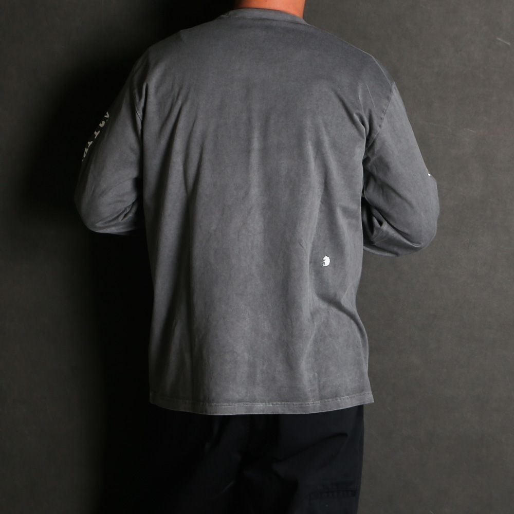 PIGMENT DYED L/S TEE - BLUE / ロングスリーブ Tシャツ / 26'RTC-0301