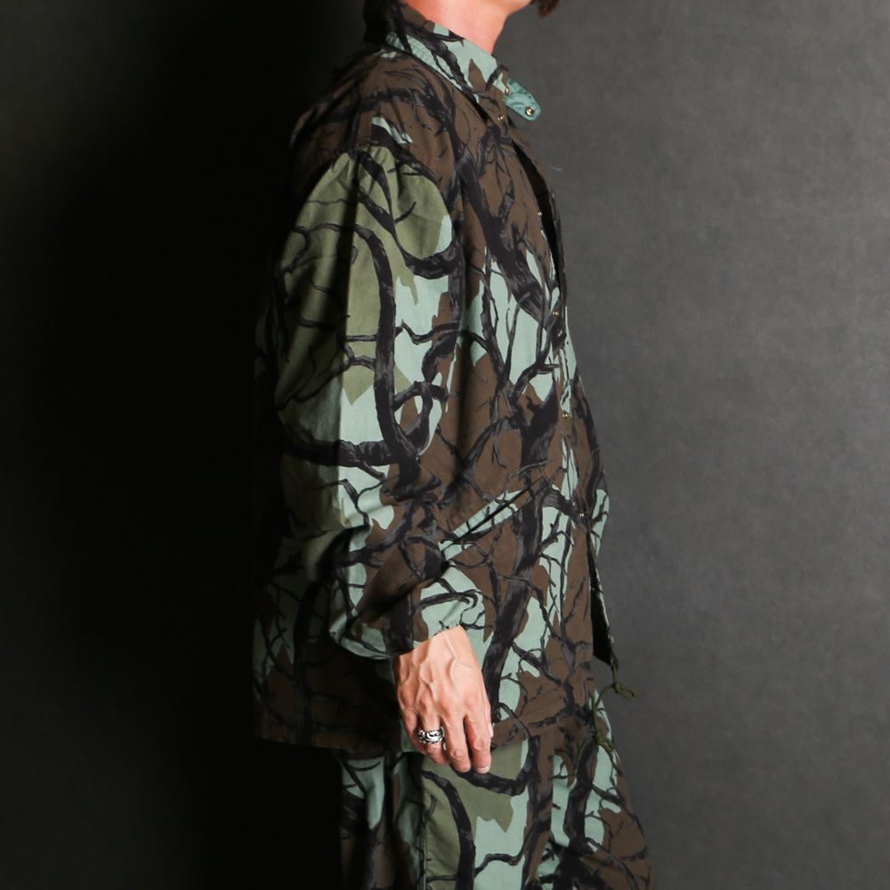 【クーポン対象外】 MASSES - 【ラスト1点-サイズL】SNUP JKT GRAY CAMO / シャツ ジャケット・アウター
