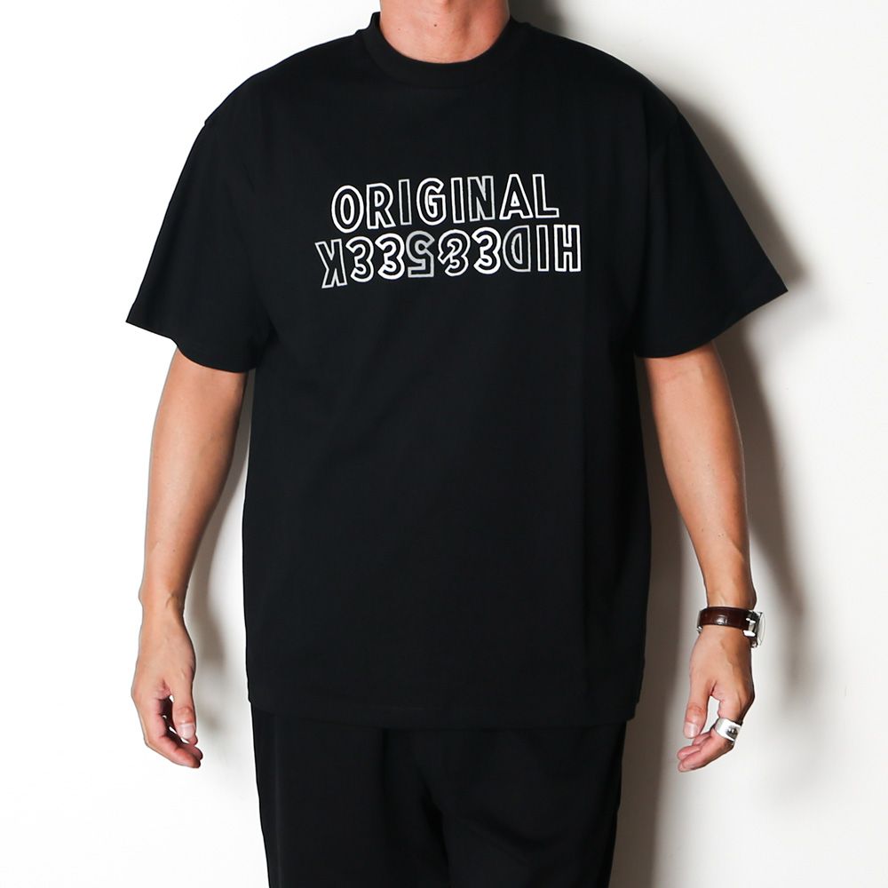 " HIDEANDSEEK × Toru Nishiura " / Original S/S Tee - BLK / Tシャツ / H30th-091726