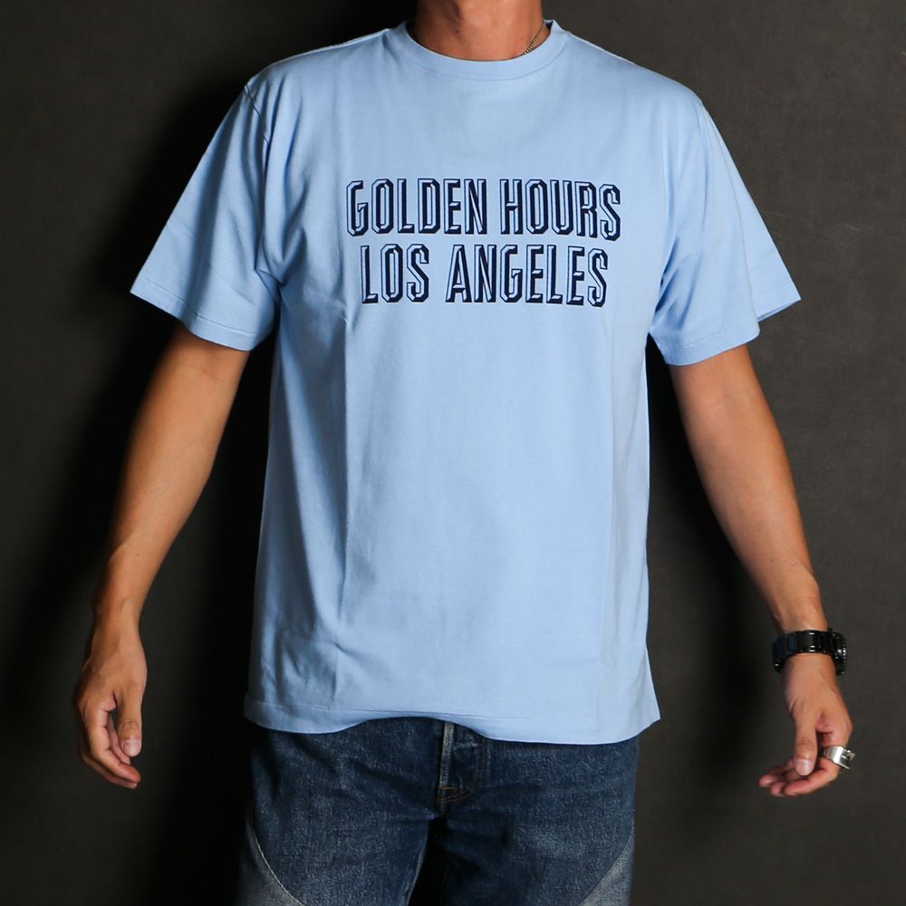 【ラスト1点-サイズM】 SD Golden Hours LA T - Blue / Tシャツ / TSOAM100