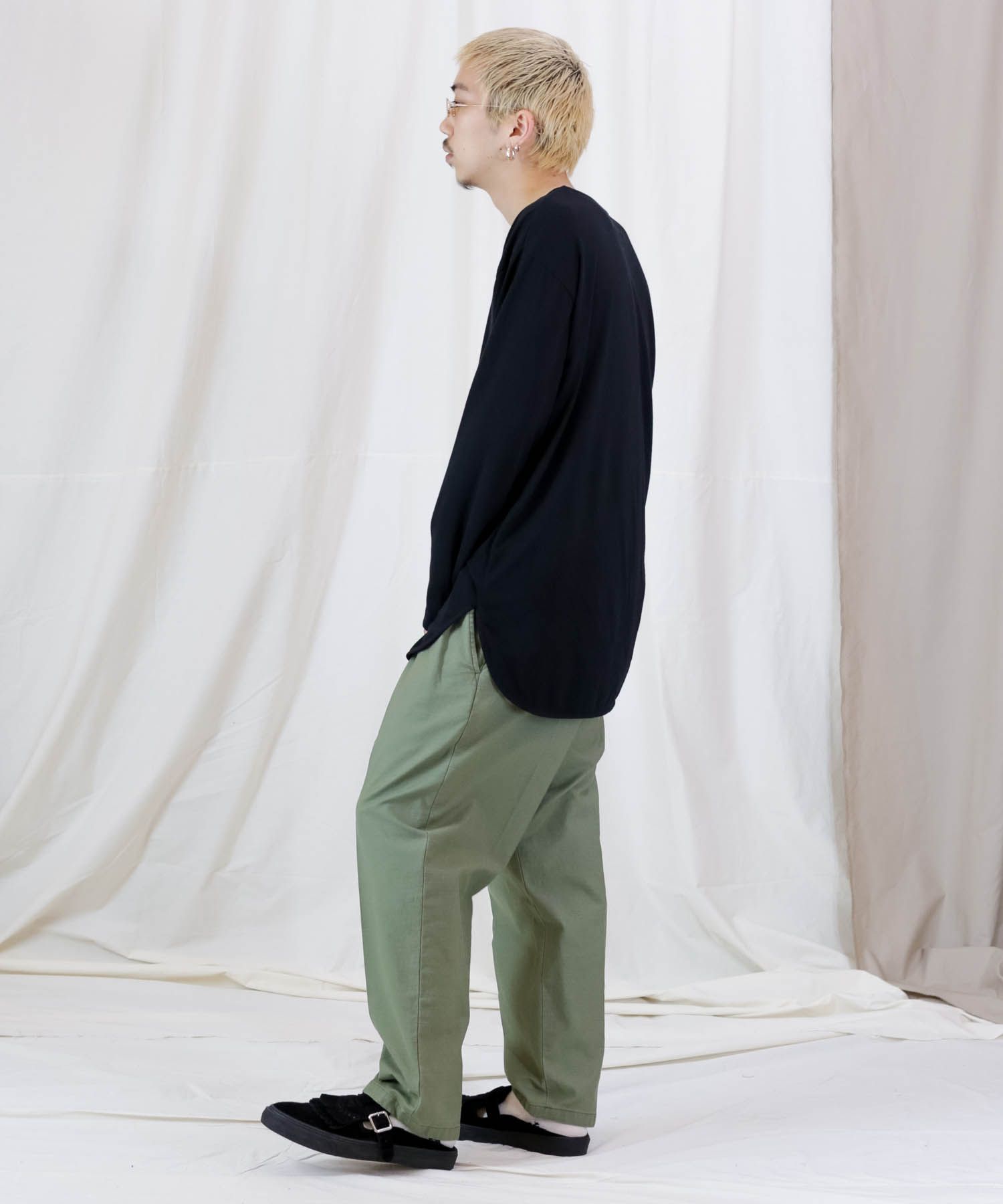 LAYERED LONG CS / レイヤード ロングカットソー / 179101