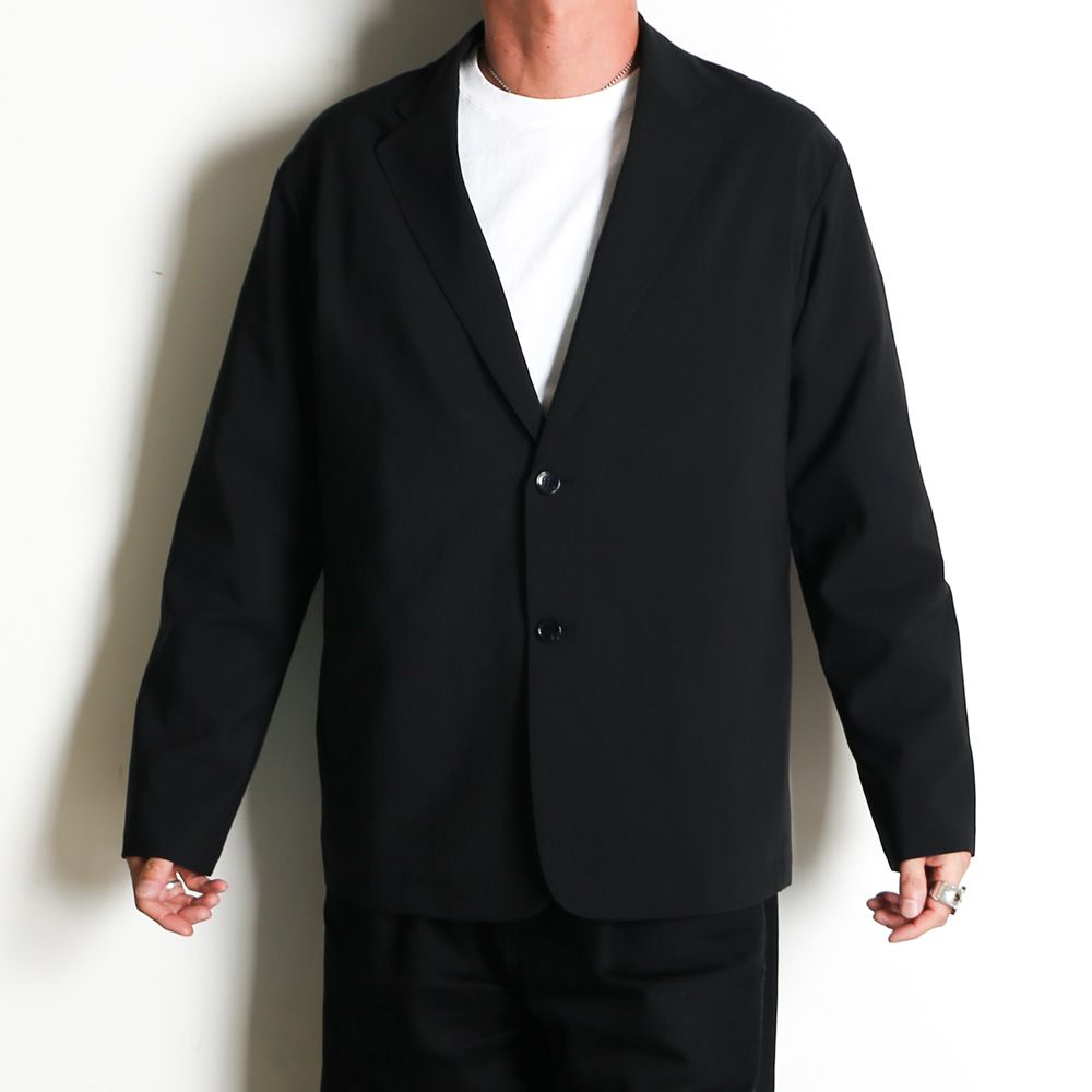 【ラスト1点-サイズ1】 STRETCH TECH JACKET - BLACK / テーラードジャケット / VTM-26-O-001