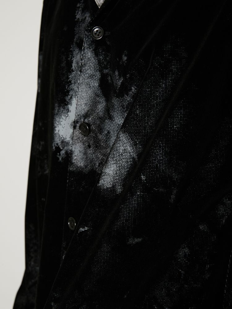 "FLOCKY + PIGMENT PRINT" SHIRTS / ミリタリーシャツ / TA23AW-SH027