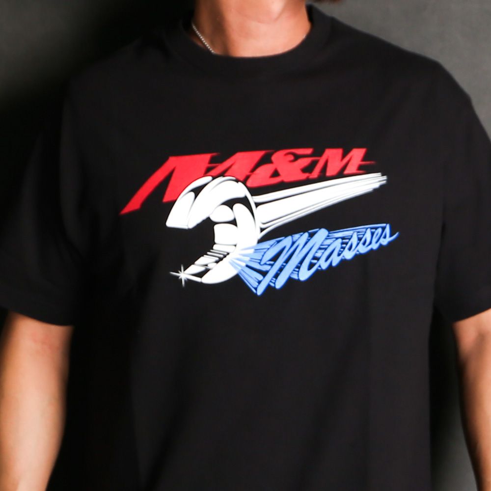 MASSES - × M&M / T-SHIRT WRENCH M - Black / Tシャツ