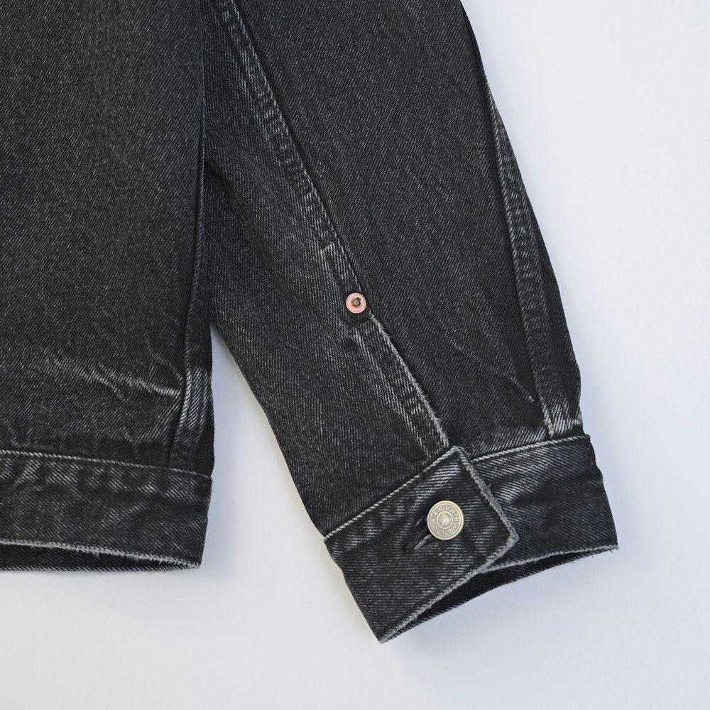 ×HAGUN / 2ND TYPE LAGE TRACKER JACKET - BLACK / デニムジャケット / VTM-25-O-108