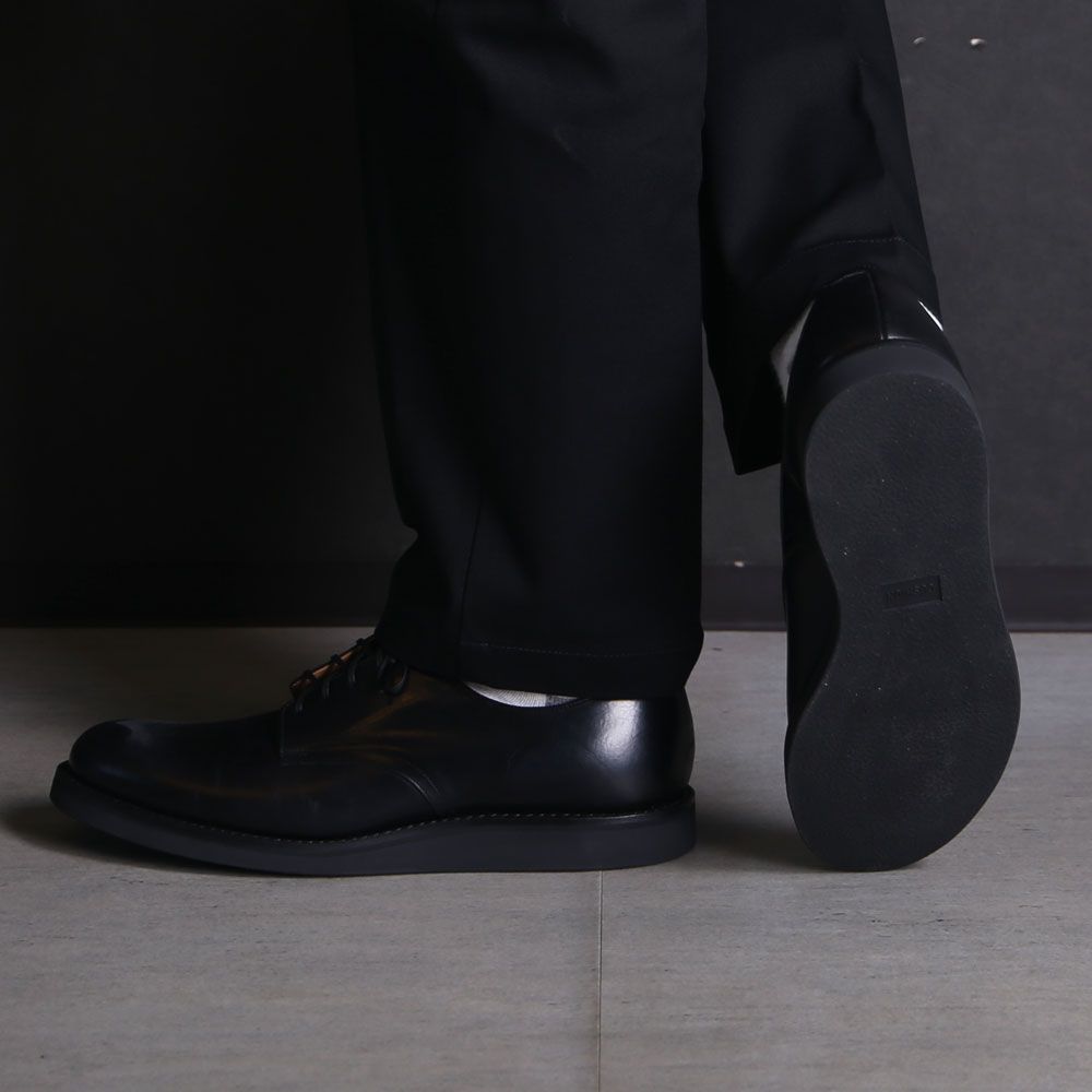 Leather Officer Shoes - BLK / MGK-009