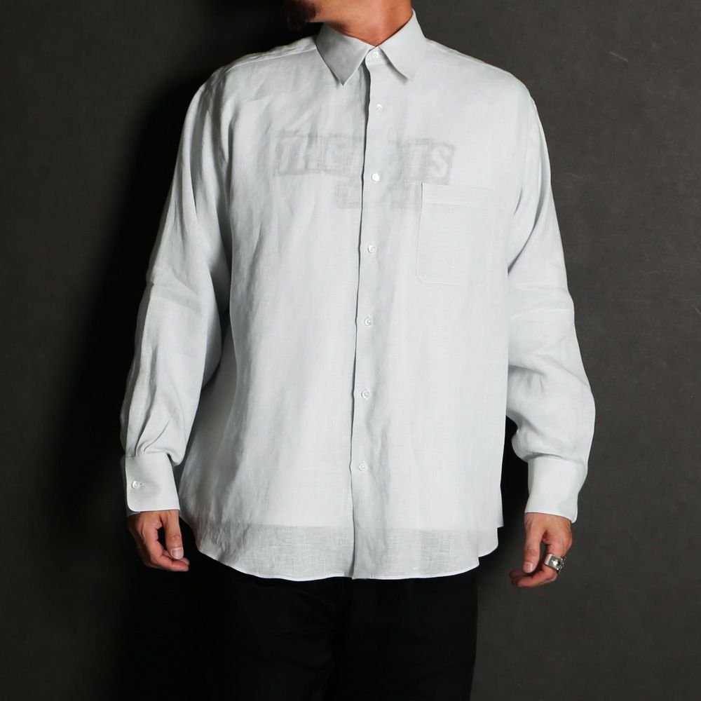 COMFORT FIT SHIRT - ICE / ヘンプ細布 - コンフォートフィットシャツ / A26A22SH01C