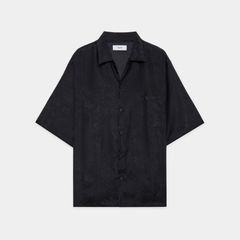 SILK OPEN COLLAR S/S SHIRT - PAISLEY / シルク羽二重 - シルクオープンカラーシャツ / M26A21SH02B