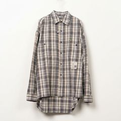 Check Long Sleeve Shirt - Black / チェック ロングスリーブ シャツ / J17SH186