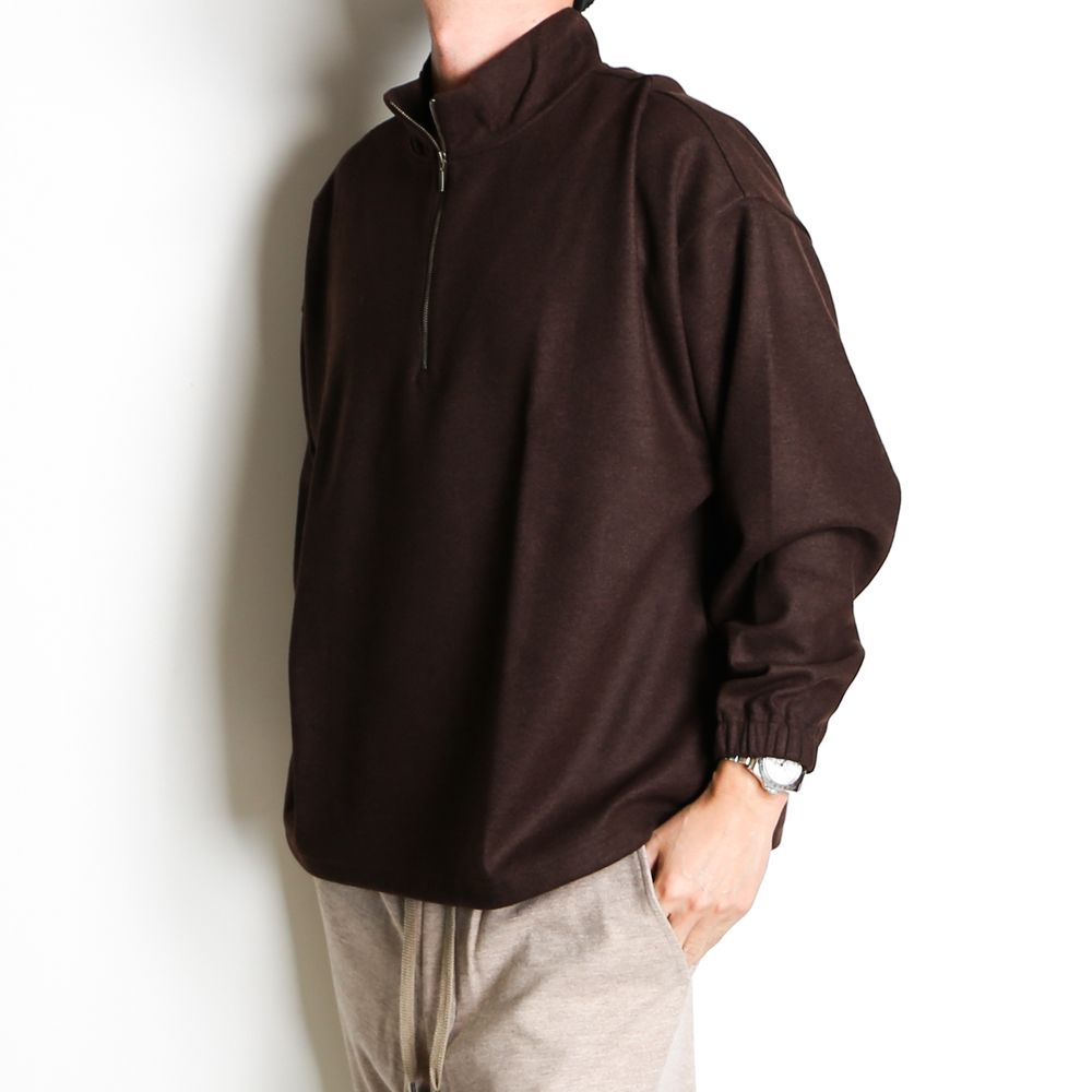 DOUBLE FACE JERSEY HALF ZIP / ハーフジップ プルオーバー / 178204