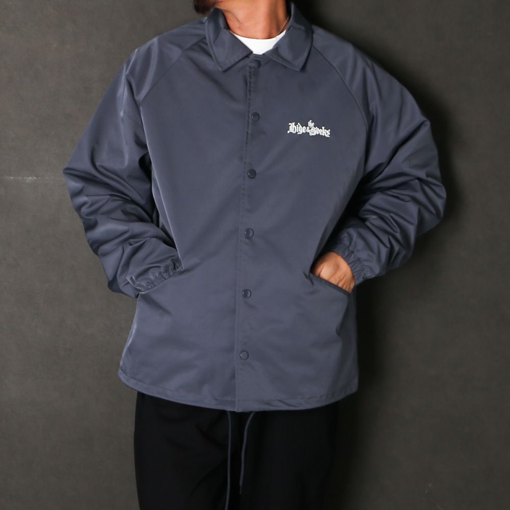 " HIDEANDSEEK × Toru Nishiura " / The H&S Team Jacket - C-GRY / コーチジャケット / H30th-091326