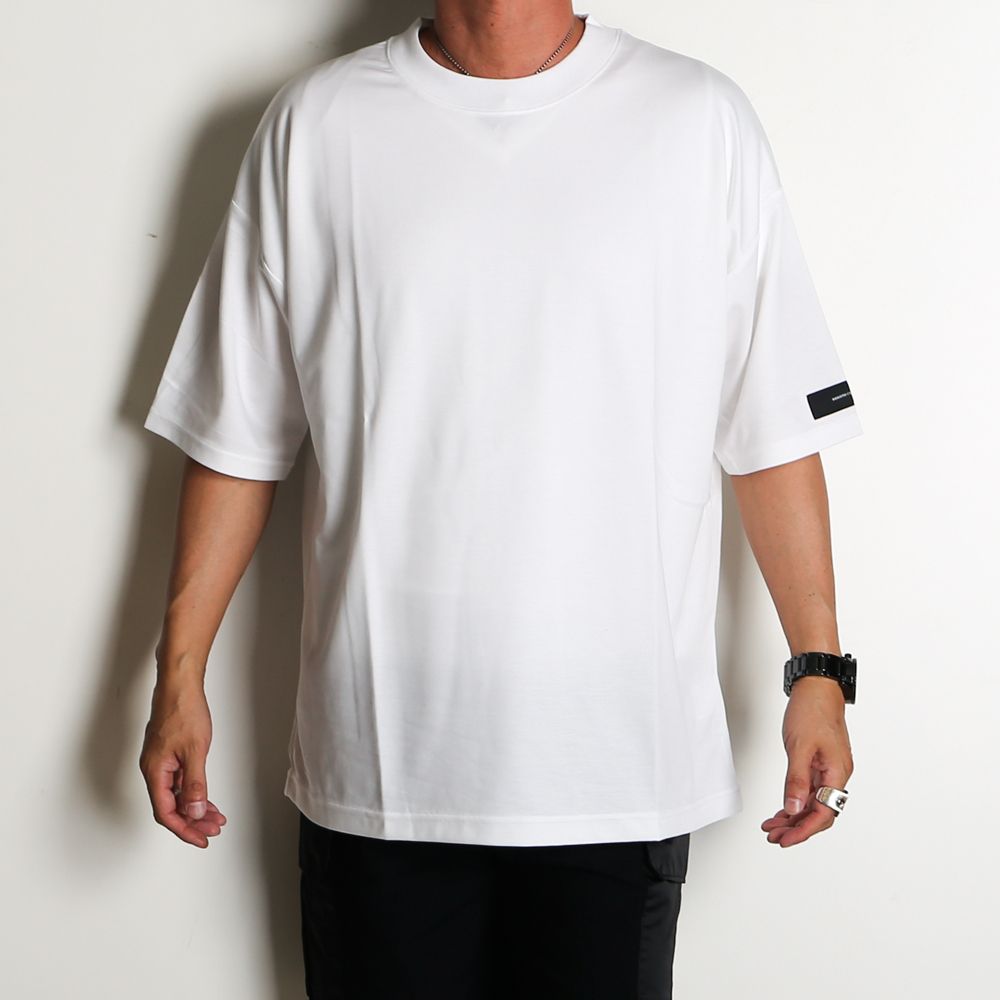 REV MESH OVER TEE - WHITE / オーバーサイズ メッシュTシャツ / RC40-T-004