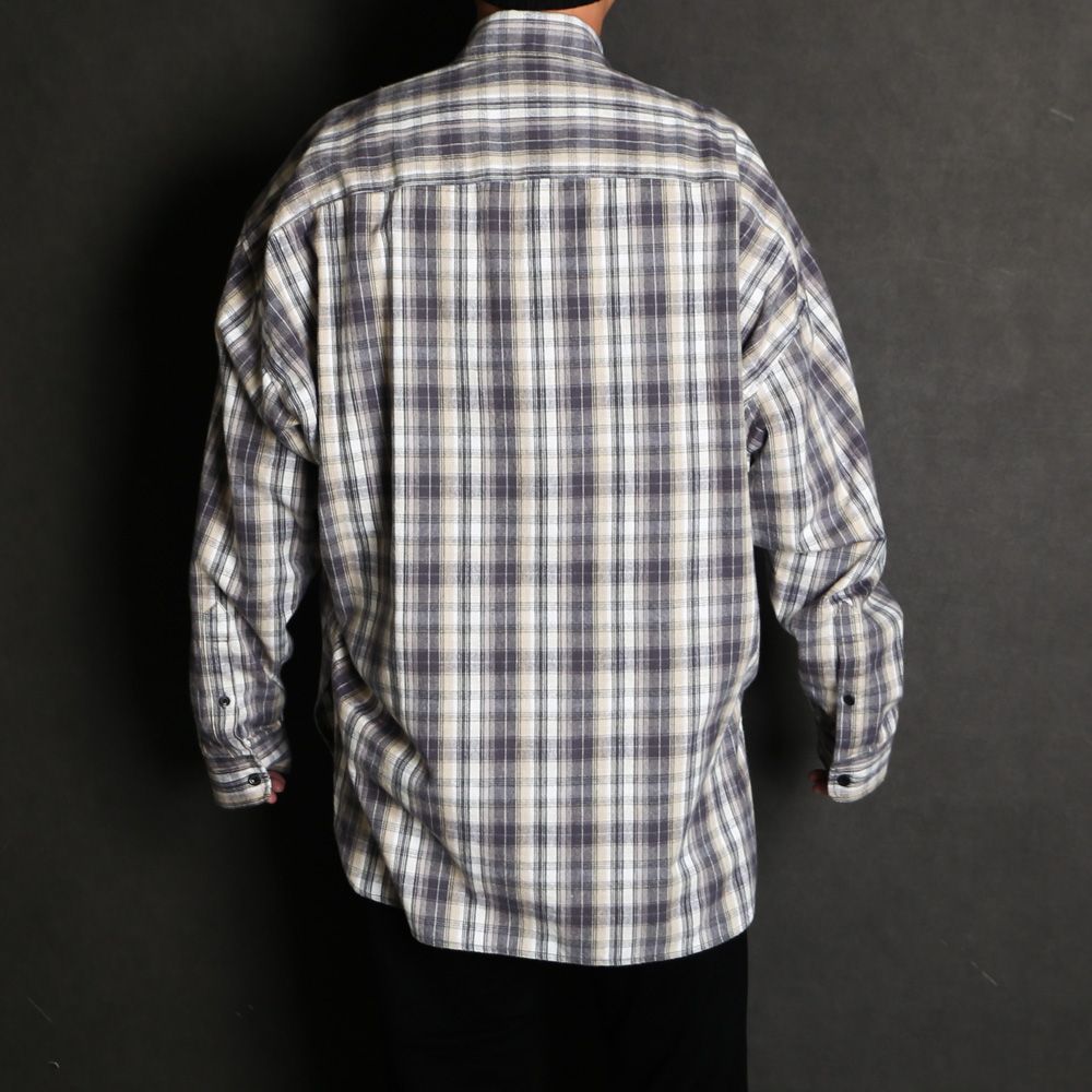 Check Long Sleeve Shirt - Black / チェック ロングスリーブ シャツ / J17SH186