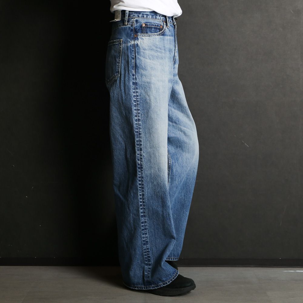 ×HAGUN / WIDE PIPE DENIM PANTS - BLUE / バギーシルエット デニムパンツ / VTM-25-P-103
