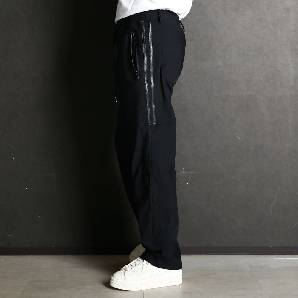 Johnson LINE WIDE PT - BKBK / ジョンソンラインワイドパンツ / RC39-ST-009WT