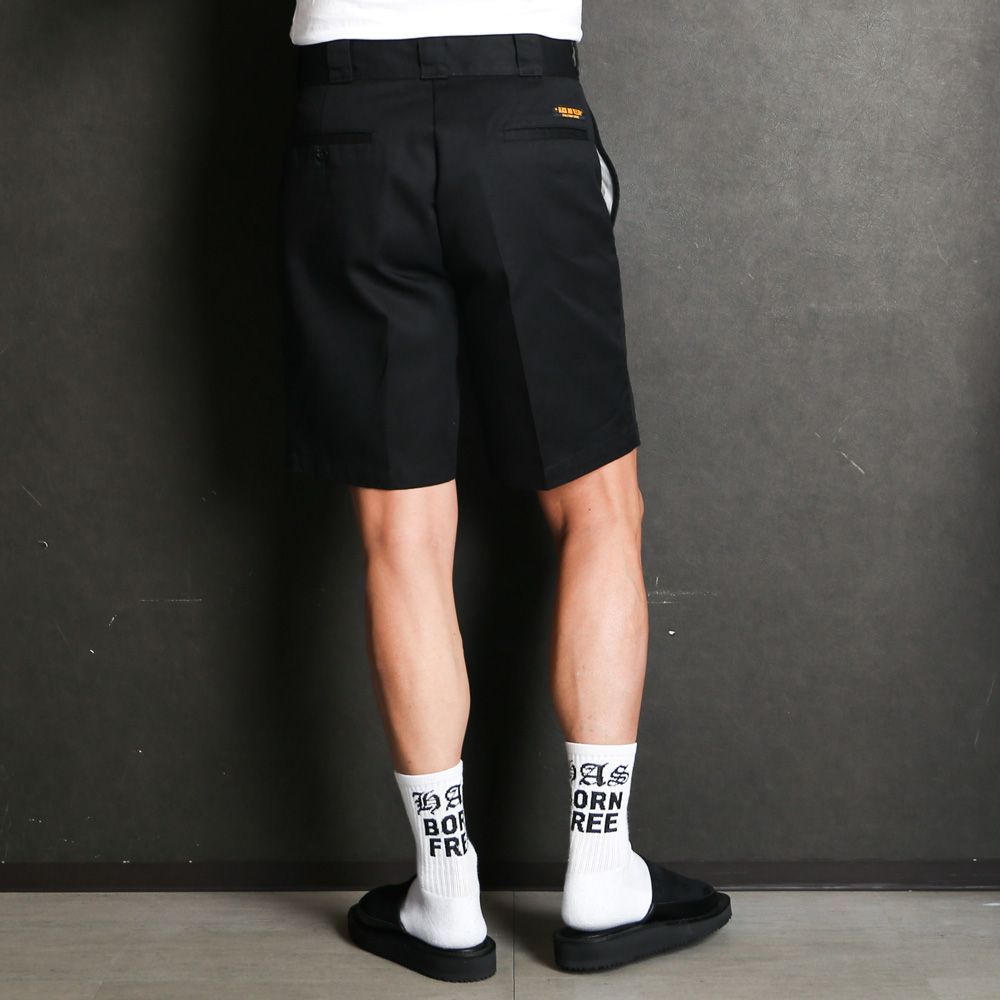 T/C WORK SHORTS - BLACK / ワークショーツ / 26'RP-0408
