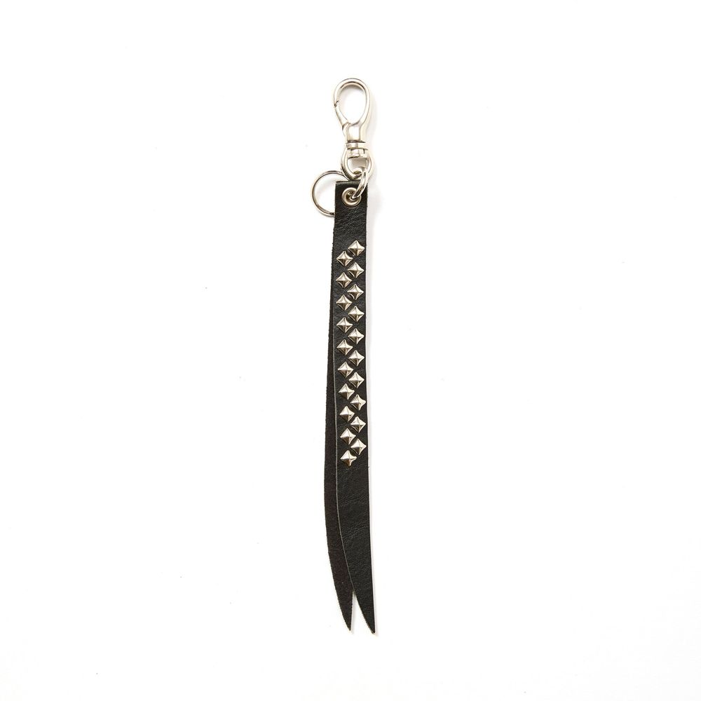 STUDS LEATHER SHORT KEY RING / CL-25AW023LE