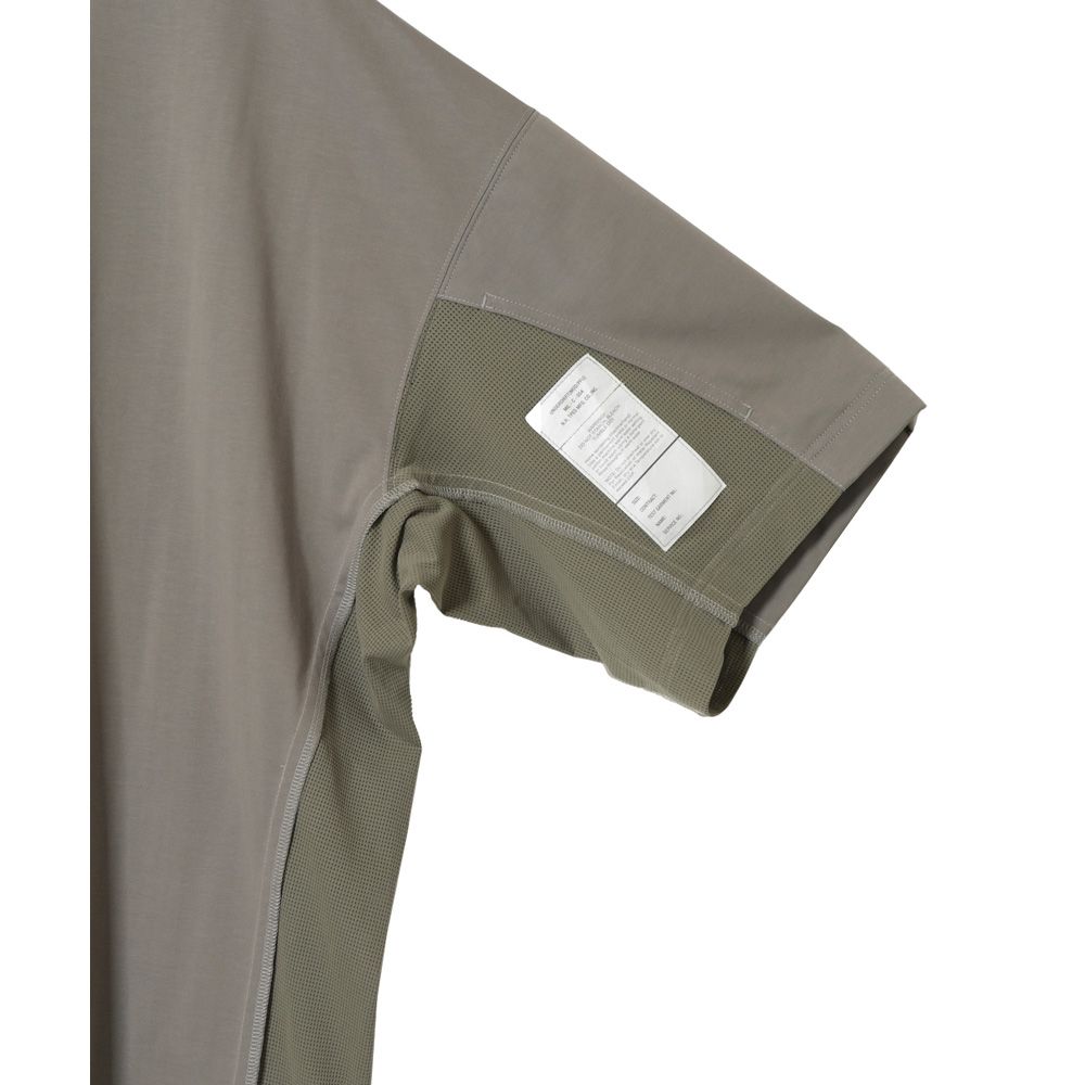 CREW NECK HALF SLEEVE T-SHIRT - BEIGE / 9241-CS53-033
