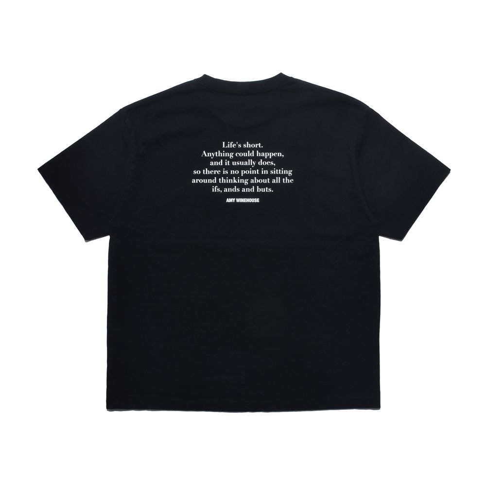 Amy Winehouse "Profile" Photo S/S Tee - BLK / MND-AMW001