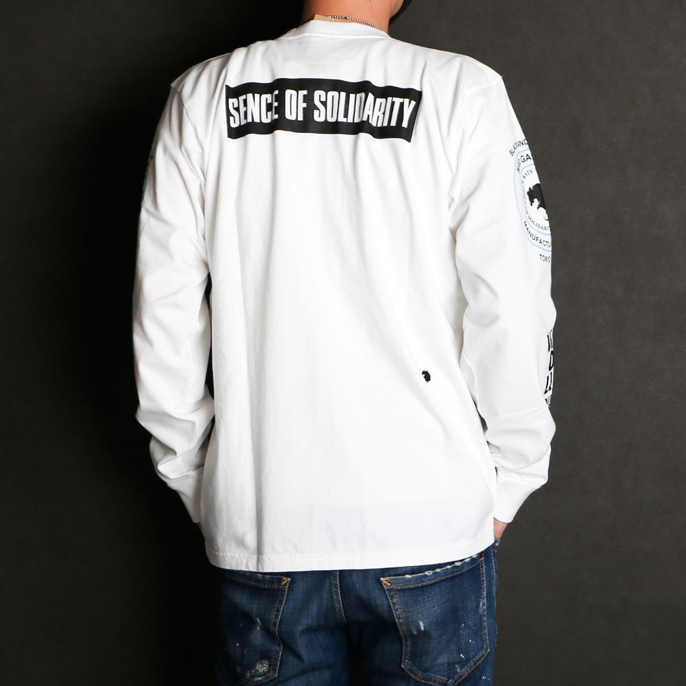 LOCAL-13 L/S / プリント ロングスリーブTシャツ / 21'RTC-0301-WB
