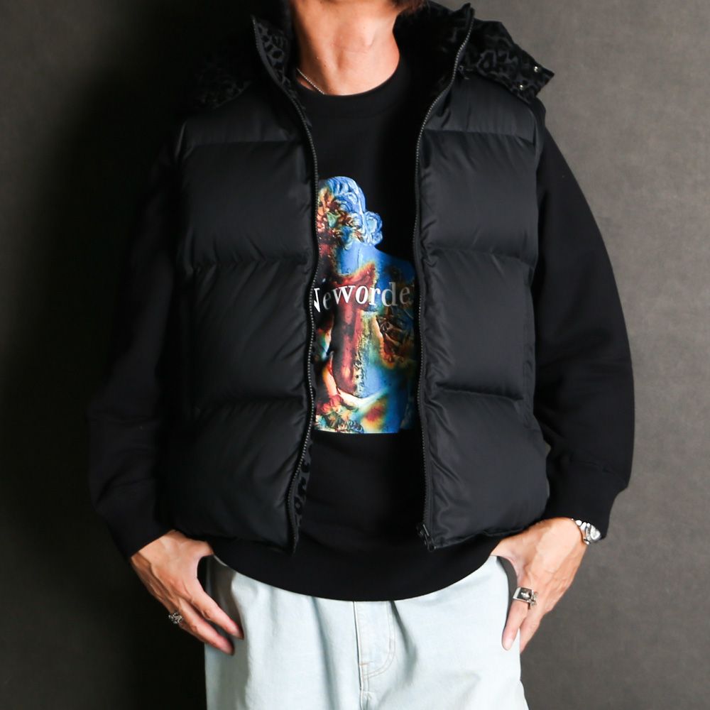 マインデニム Leopard Denim Nosleeve M-65 ベスト