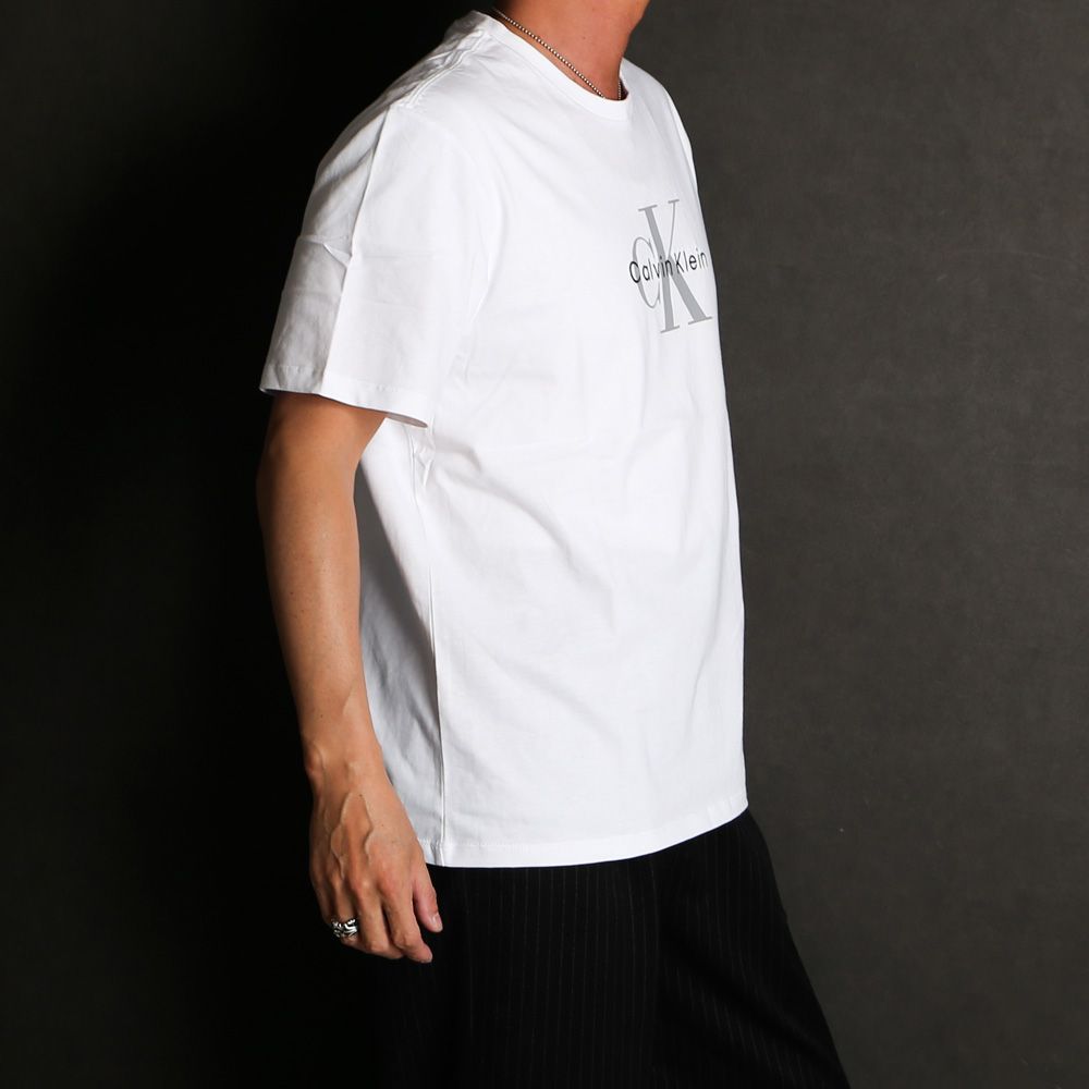 Calvin Klein Jeans - SS HERO MONOLOGO TEE - WHITE / Tシャツ