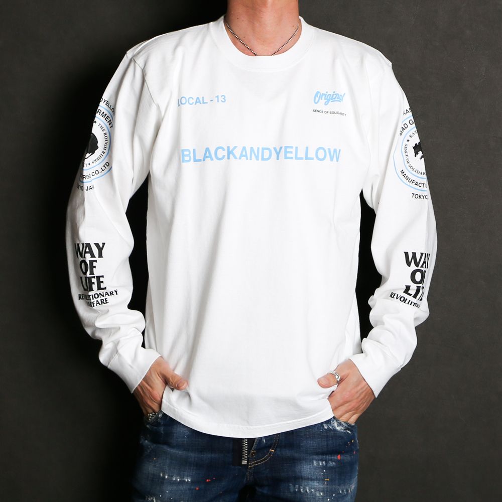 LOCAL-13 L/S / プリント ロングスリーブTシャツ / 21'RTC-0301-WB