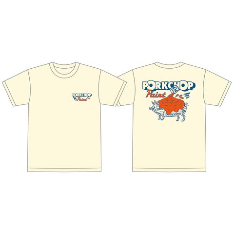 PCP PORK TEE - CREAM / ショートスリーブTシャツ