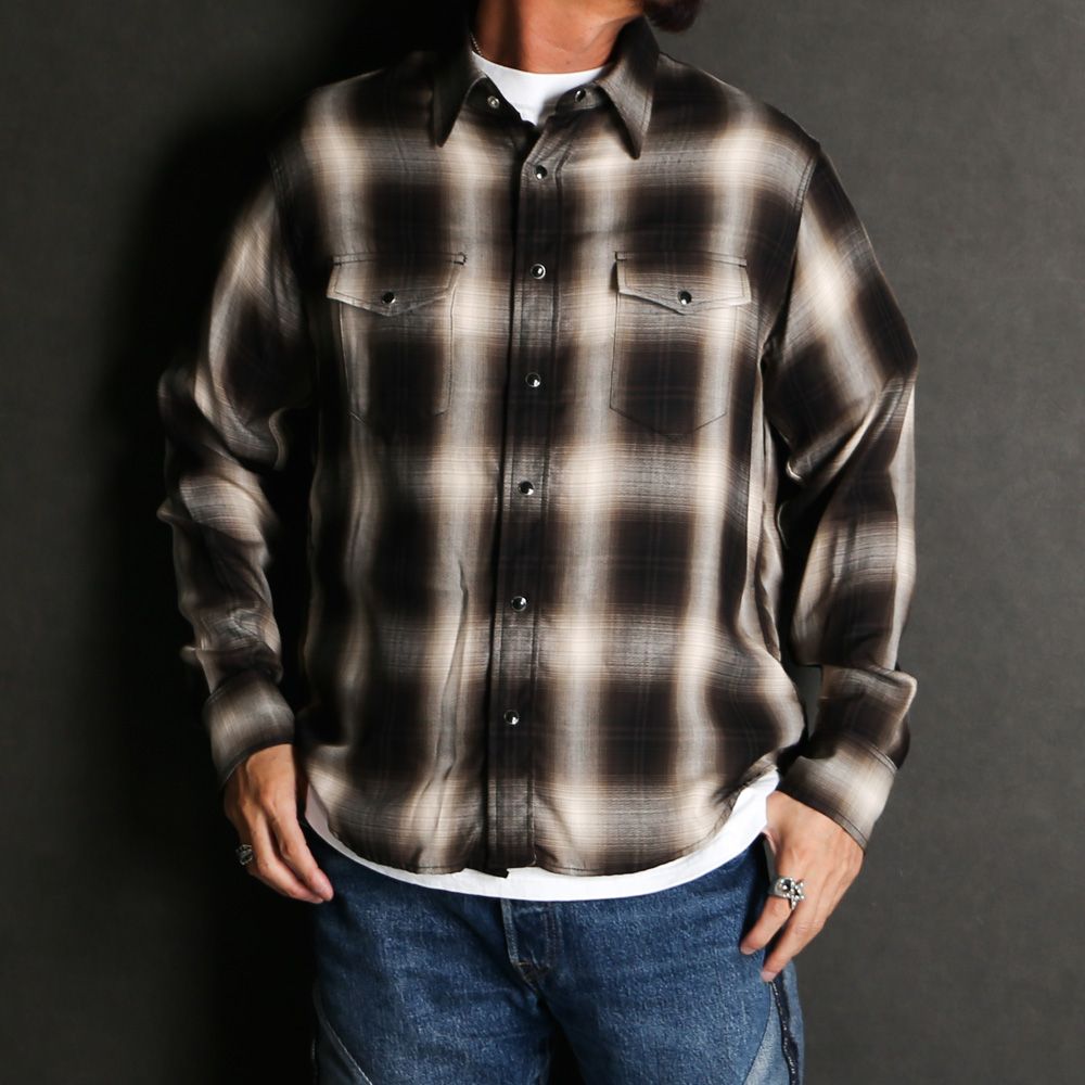 R.Plaid Western SH - BLT / 2604-5001