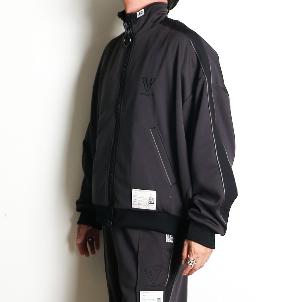 【ラスト1点-サイズ46】 Wide Back Track Jacket - BLACK / ワイドバック トラックジャケット / A17JK561