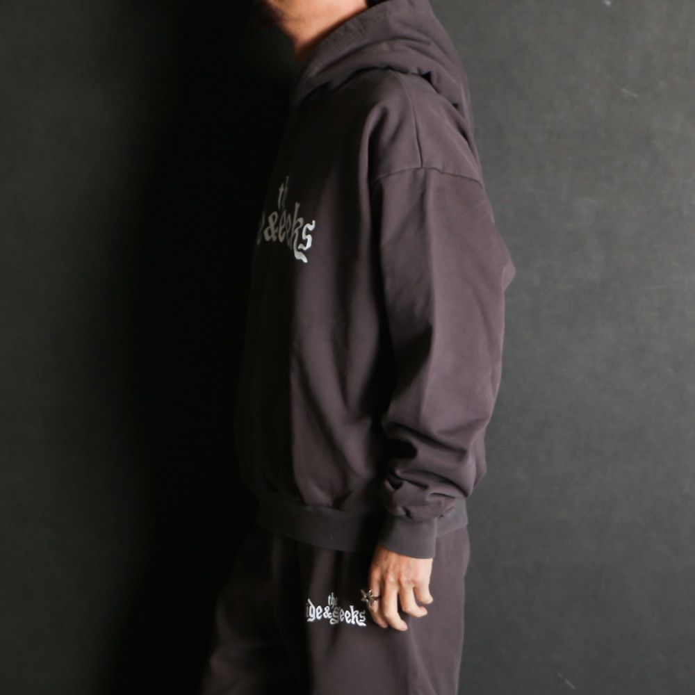 " HIDEANDSEEK × Toru Nishiura " / The H&S Hooded Sweat Shirt - C-GRY / プルオーバーパーカー / H30th-010226