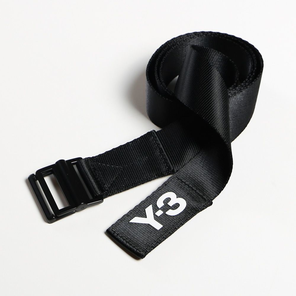 Y-3 Black Classic Logo Belt