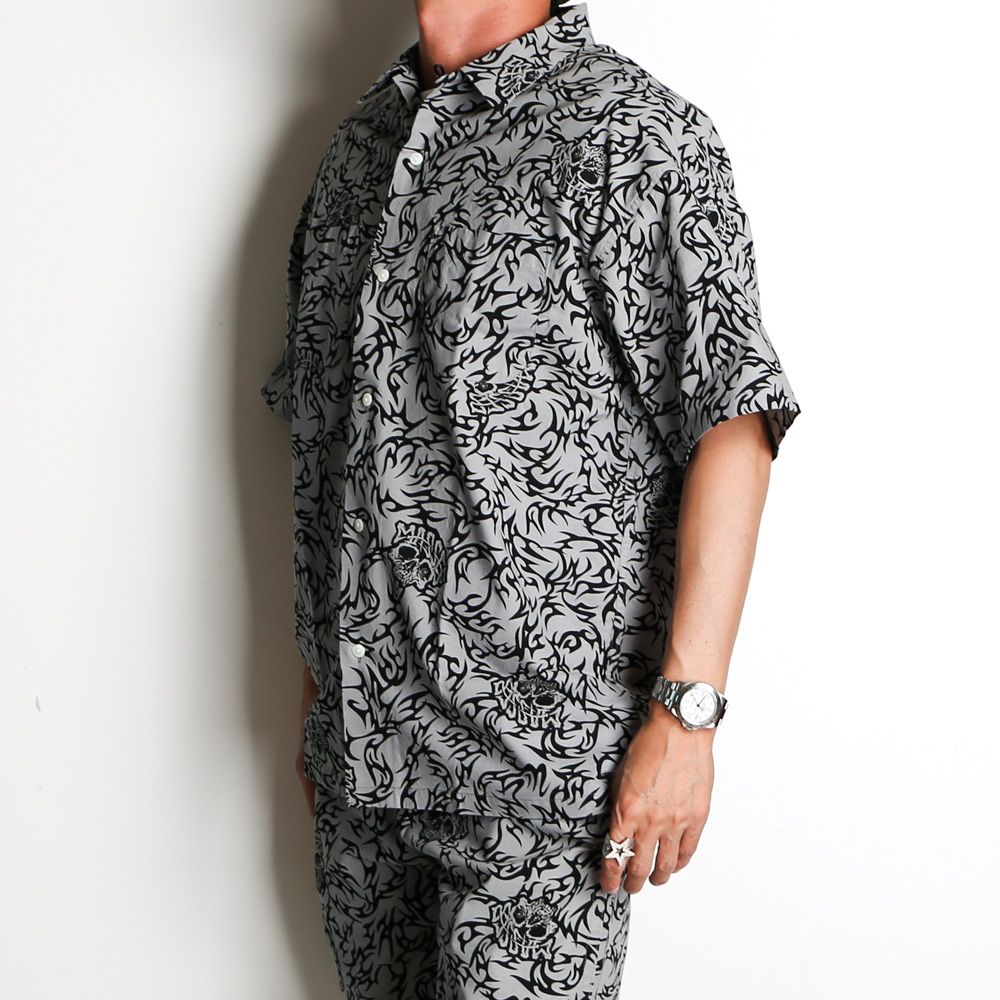 MASSES - 【ラスト1点-サイズL】SHIRT S/S SKULL / シャツ