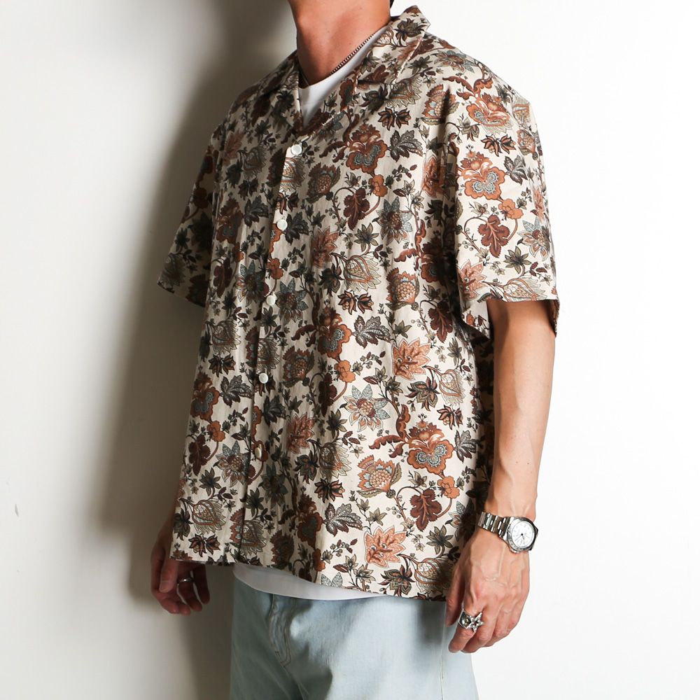 Aloha shirt - Flower print / アロハシャツ - フラワー プリント / SN-561