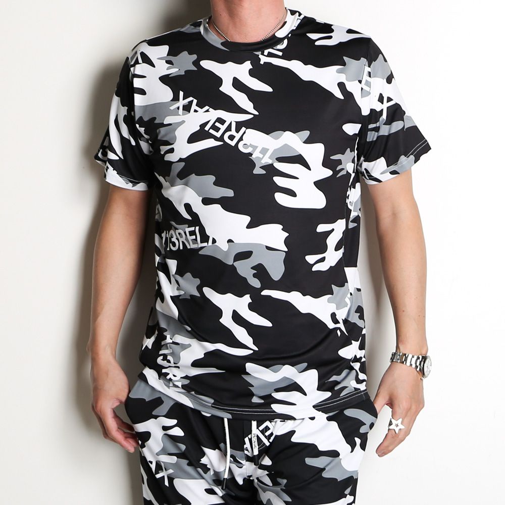 1PIU1UGUALE3 RELAX - CAMO LOGO T-SHIRTS / Tシャツ / UST-23032 ...