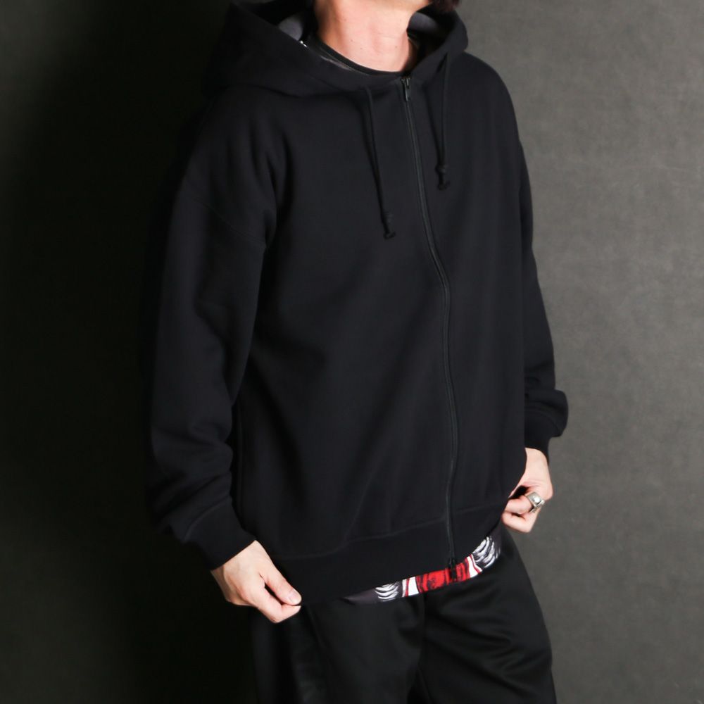 U F1 ZIP HOODIE - BLACK / ジップアップ パーカー / KR2242
