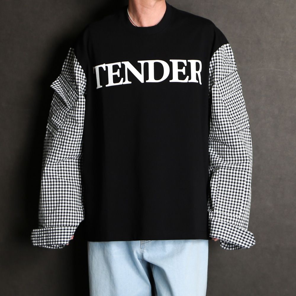 GINGHAM LONG TEE / GY-TO-4225