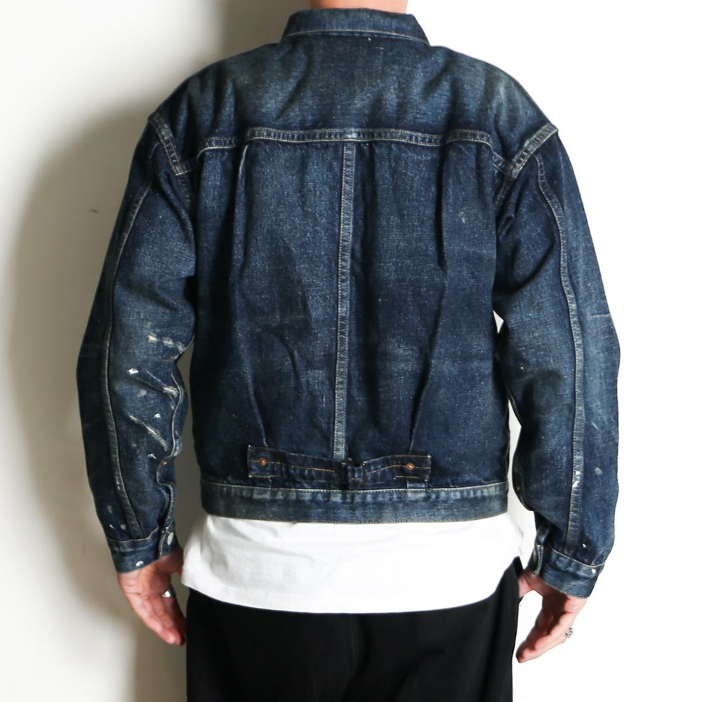 【ラスト1点-サイズM】 #001 T-BACK DENIM JACKET / 2026JK-YY-0001