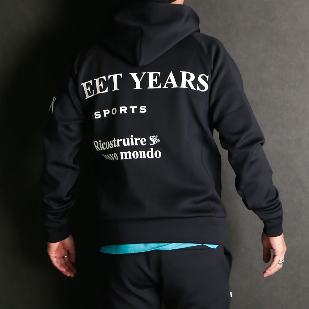 DOUBLEKNIT SEPARATE GRAPHIC ZIP HOODIE / ジップアップ パーカー / 15515